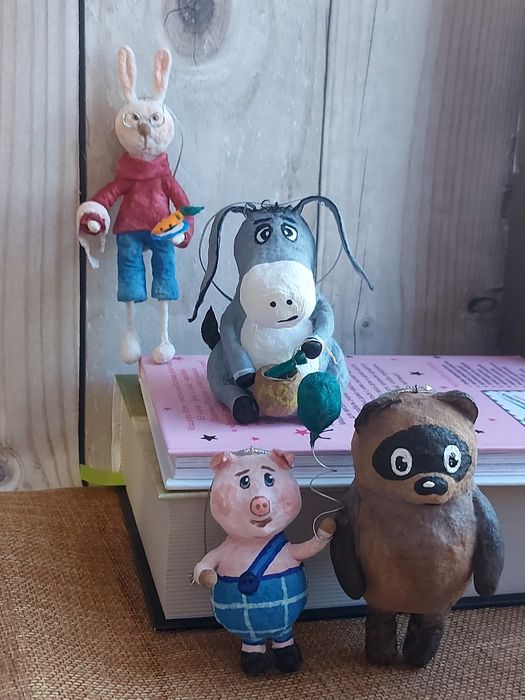 Ёлочная игрушка из ваты