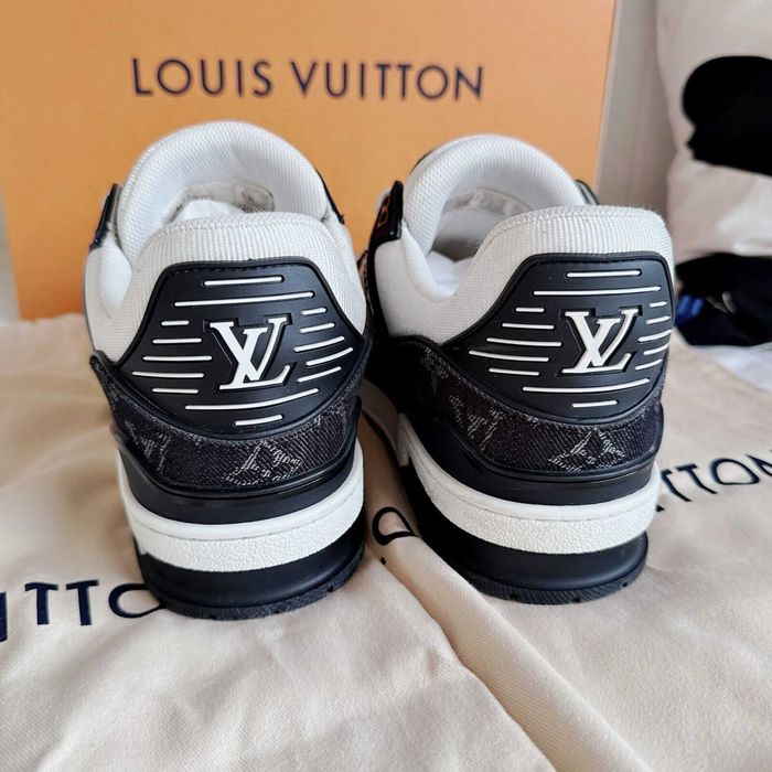 #NOU# Louis Vuitton Trainers Black White - Livrare Verificare Colet -