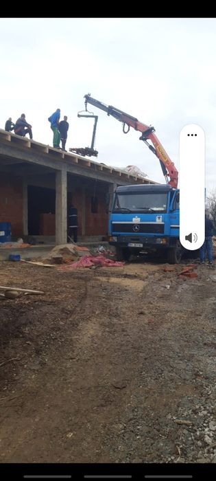 Transport cu macara  si basculabil