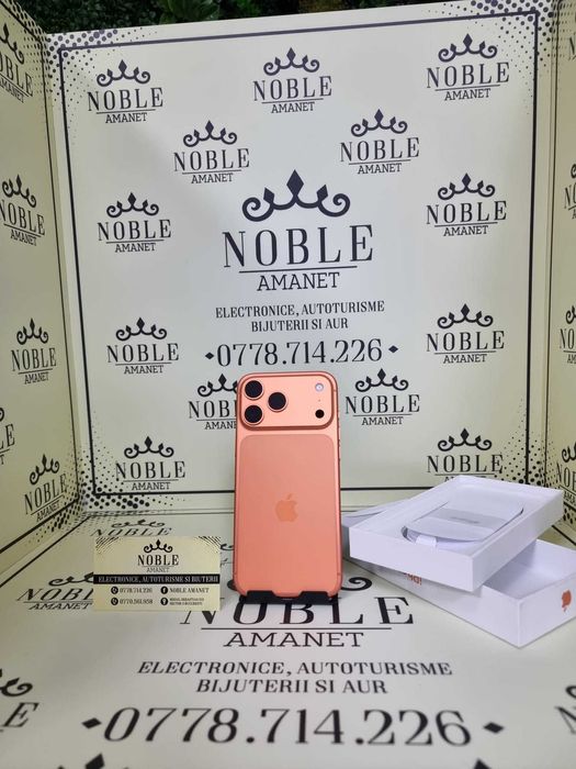 Noble Amanet - iPhone 17 Pro Max 5G, 256GB, Cosmic Orange