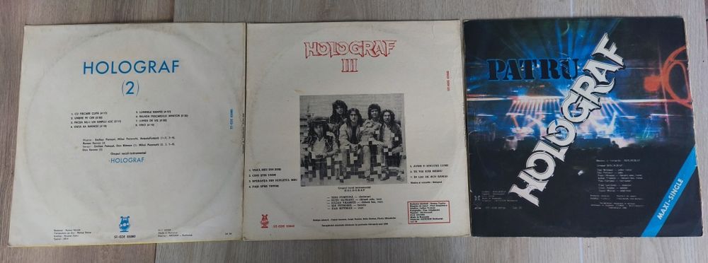 Lot viniluri Holograf 2, 3, 4.