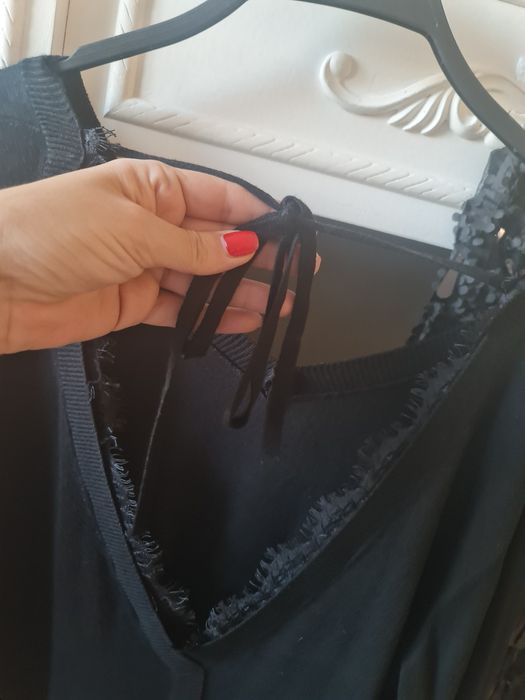 Сет Zara, нова пола с пайети, пуловер  Parricia Pepe