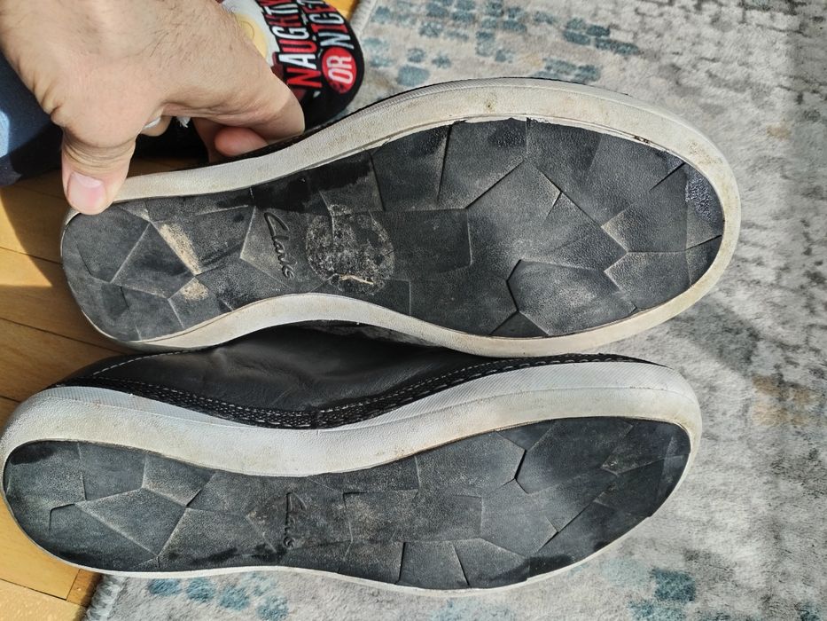 Мъжки кожени обувки Clarks н.45 UK.10