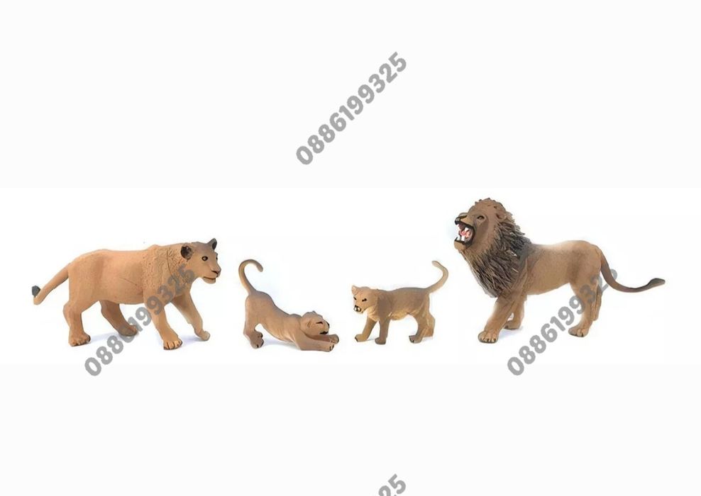 Комплект фигурки Лъвове, Реалистични Лъвове фигурки Животни