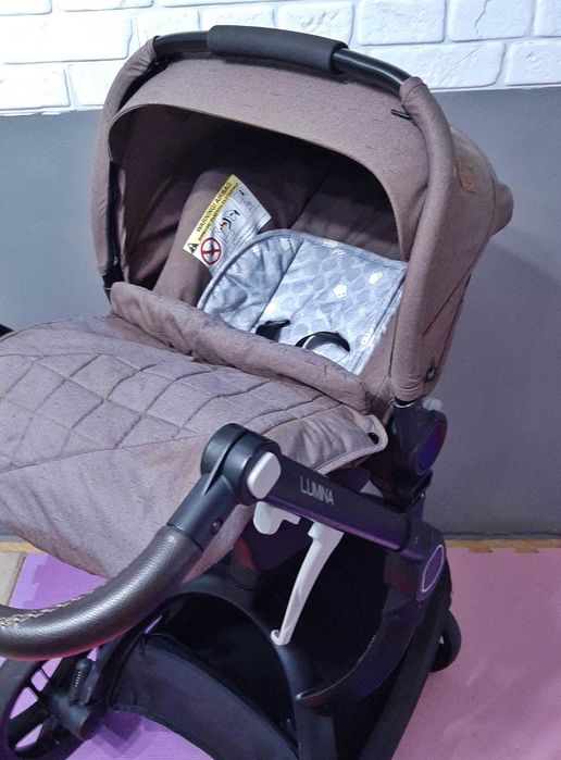 Детска количка Lorelli Lumina/Beige 3в1