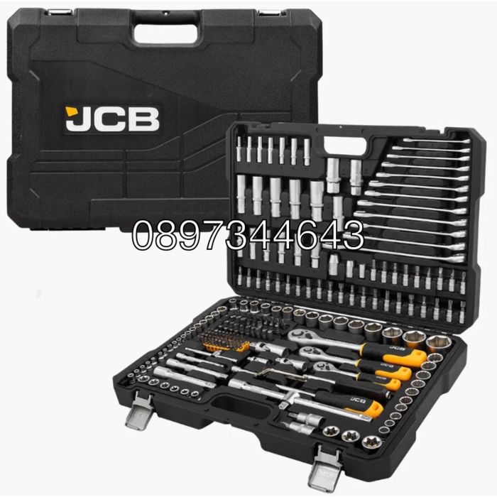 Гедоре 216 части 1/2'', 1/4'' и 3/8'' JCB