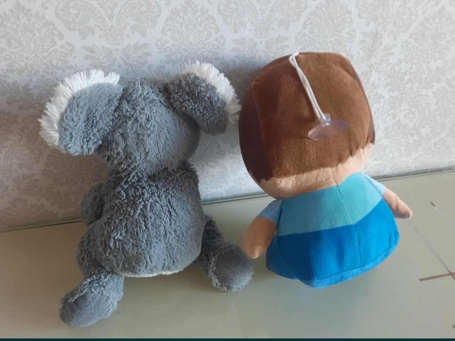 Коала и Стив из майнкрафта