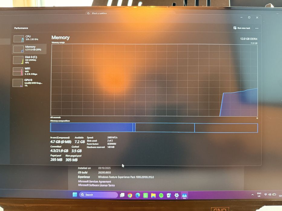 ASUS VivoBook 17 17.3 Full HD, i3, 12GB RAM, SSD 256GB, ecran NOU