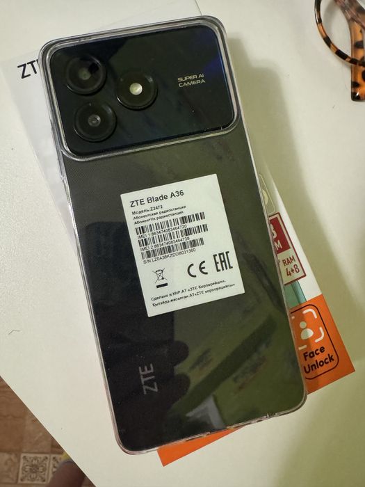 Продам смартфон новый ZTE BLADE A 36