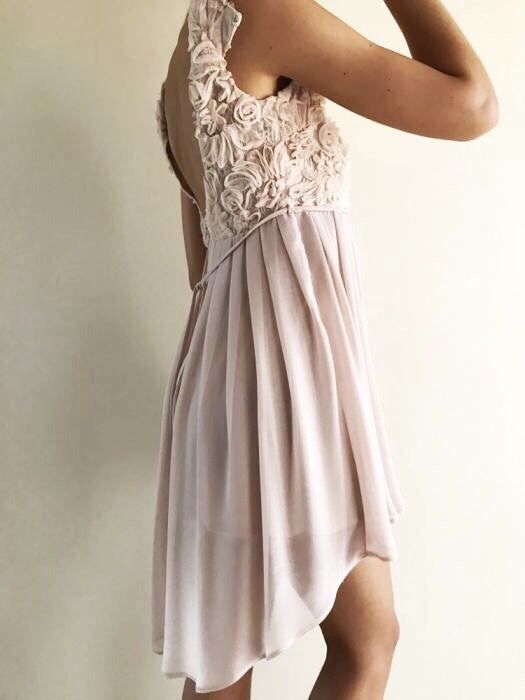 Rochie bej asimetrica