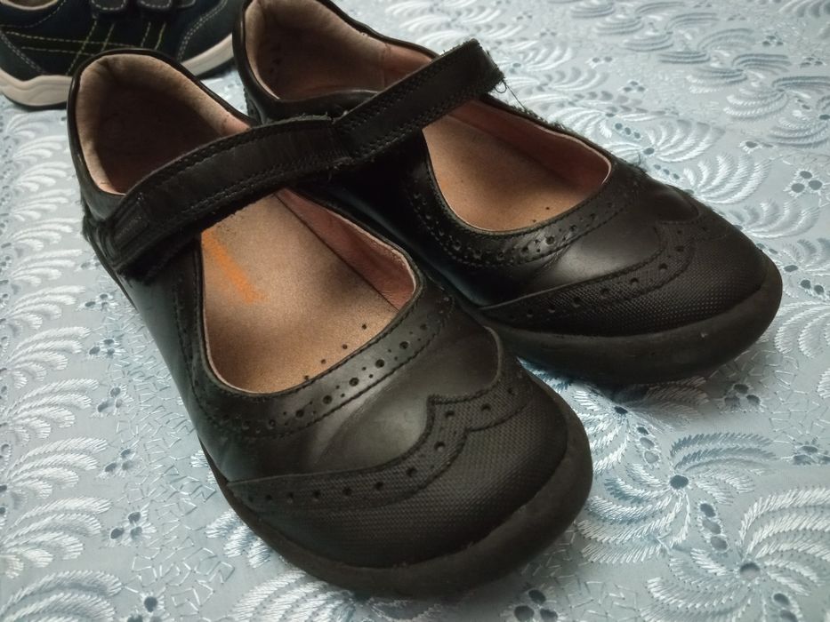Школьные кожаные туфли