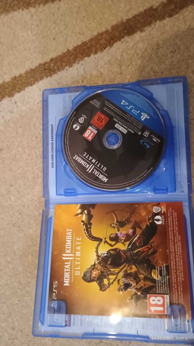Игра за playstation 4 mortal Kombat 11 ultimate почти не използвана