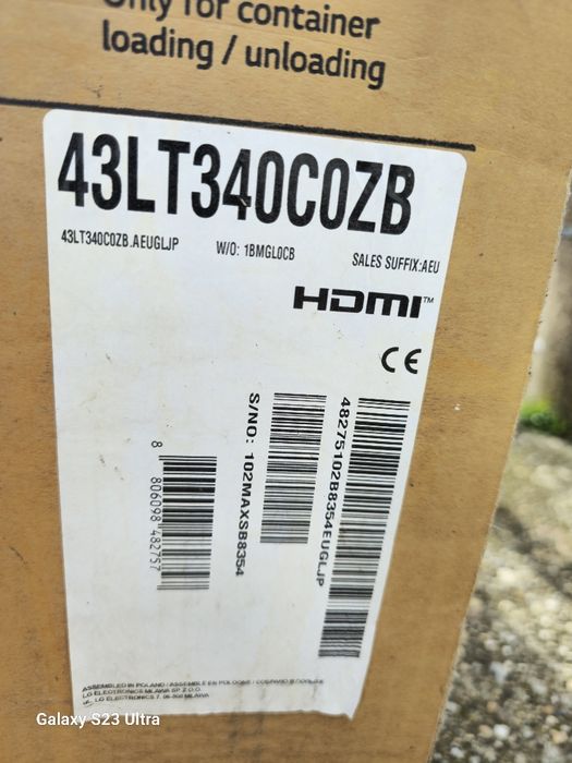 Телевизор LG 43 за части