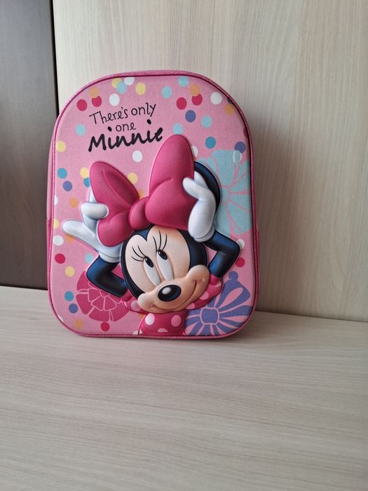 Ghiozdan roz Minnie Mouse