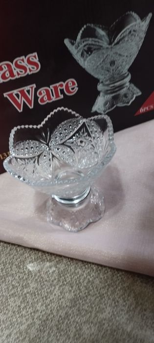 GLASS WARE Xrustal idish shisha idish