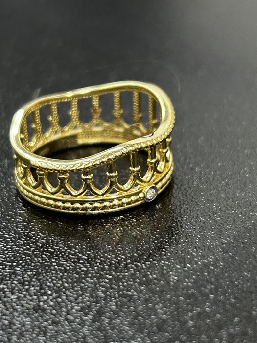 Колечко 585 необычной модели