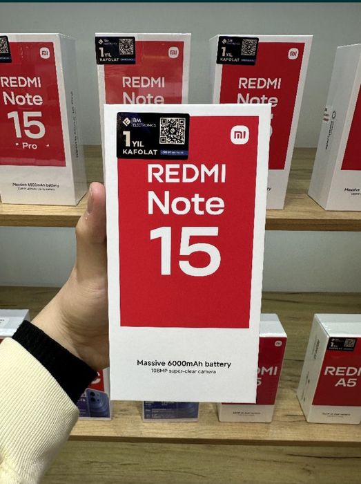 Продаю Redmi Note 15 6/128 black Новый