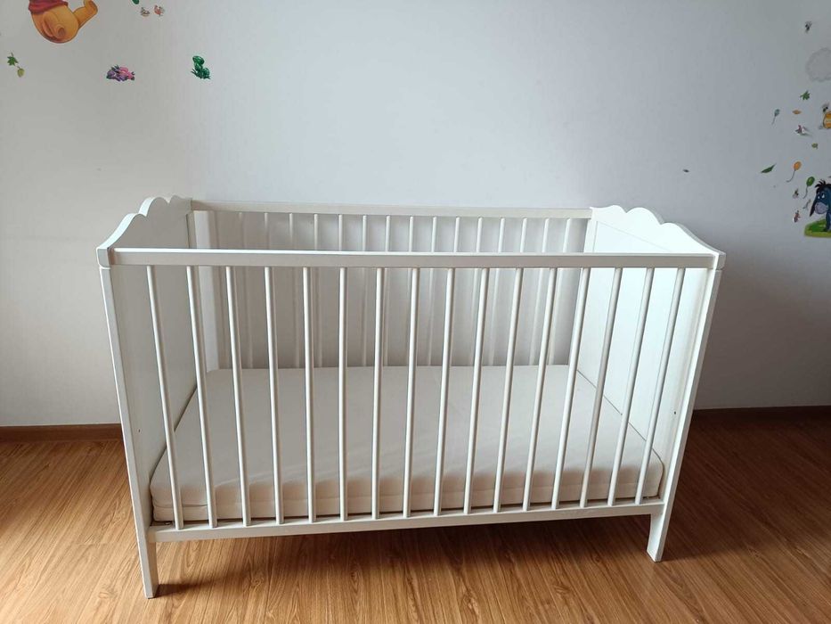 Patut bebe IKEA Smagora Pat Copii + Saltea