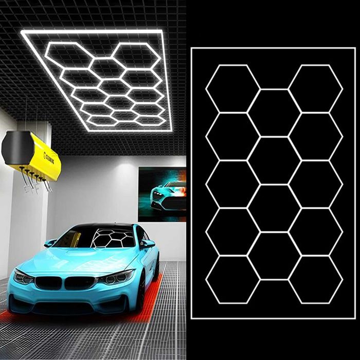 Осветление за гараж голяма LED Лед лампа за магазин фризьорски салон