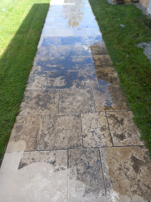 Spalare, Sablare, Curatare acoperis tigla pavaj