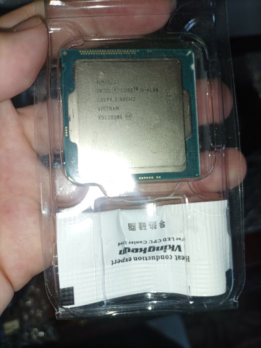 Комплект материнская плата LGA 1155 H61 + ОЗУ 8GB + Видеокарта+ БП+ i3
