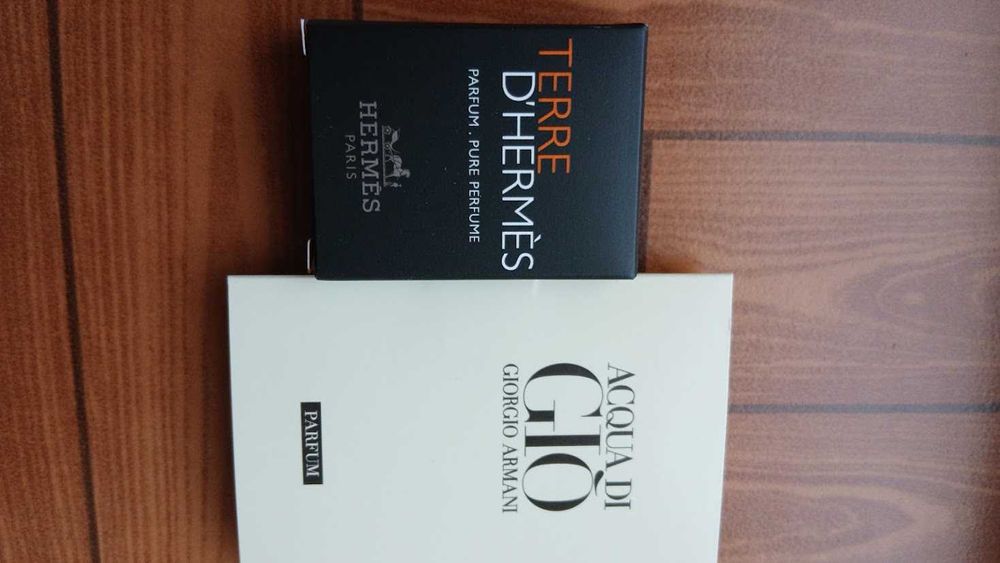 Miniparfum Hermés Terre d'Hermés 5 ml + cadou Armani Aqua di Gio