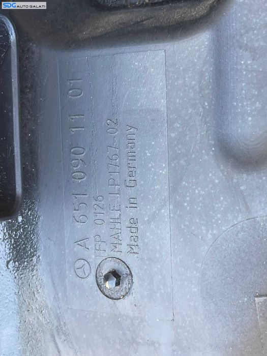 Carcasa Filtru Aer Mercedes Clasa C Class W204 C200 C220 C250 2.2 CDI 2011 - 2015 Cod A6510901101 A6510940320 [C4984]