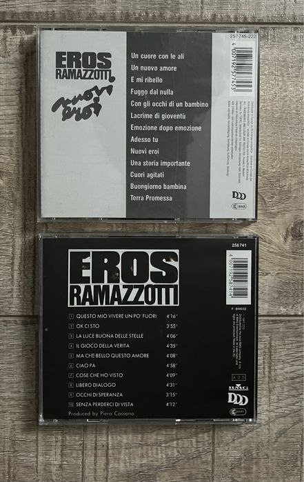 Lot 6 cd-uri originale Eros Ramazzotti