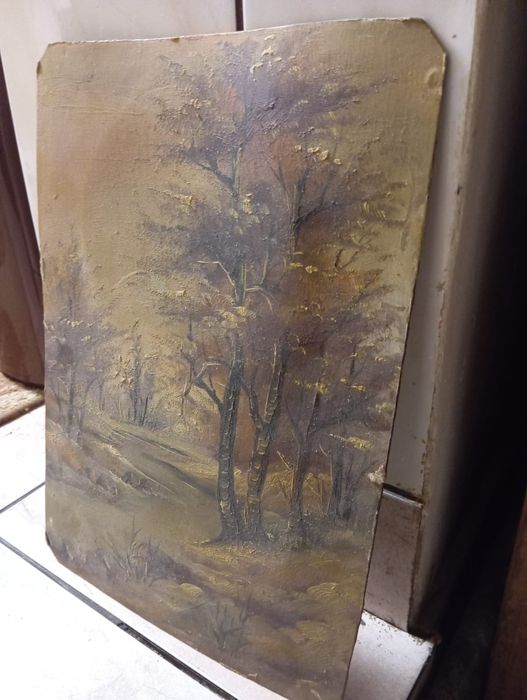 Vând set tablouri pictate manual