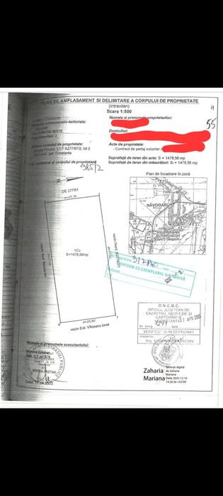 Navodari,740mp sau 1480mp,zona Vile,pret 165€/mp.