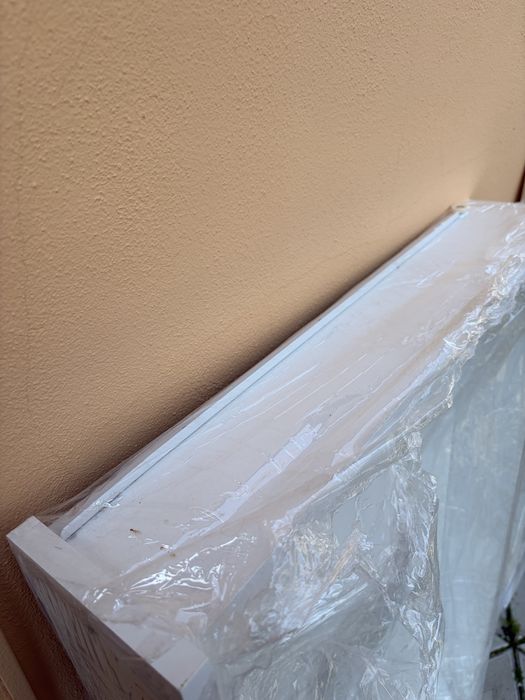 Patut copii din lemn Hubners Dominic 120x60 alb cu sertar + protectii