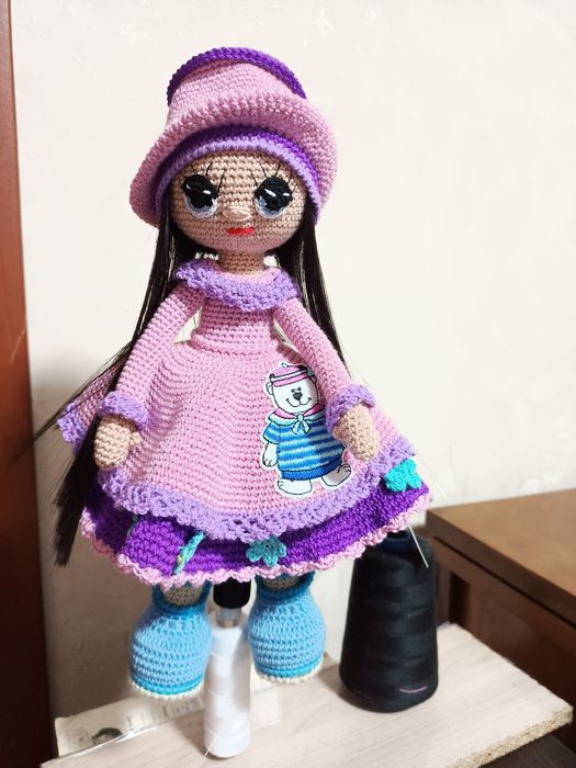 Кукла вязаная крючком