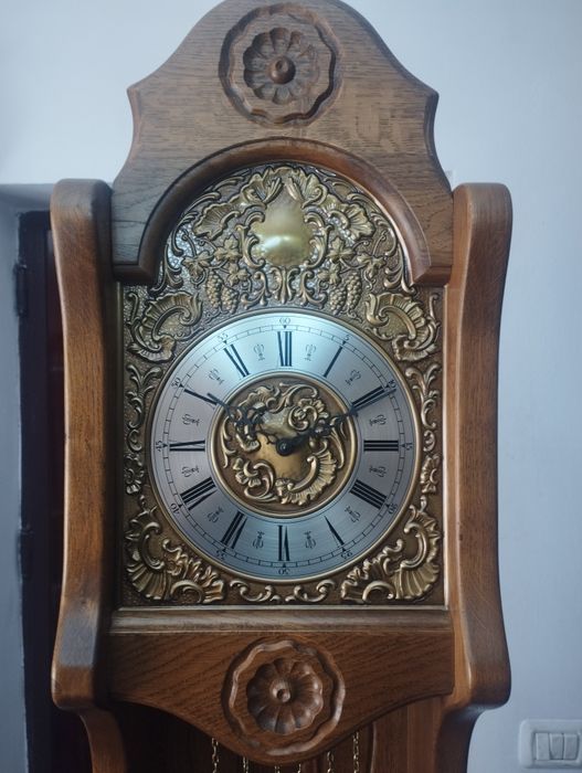 Ceas pendula de podea scripeți cu pendul anii 70 -80