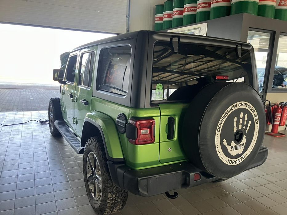Jeep Wrangler JL 3.6 и 2.2d Sahara на части