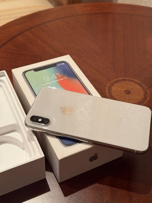 Iphone x белого цвета рабочий