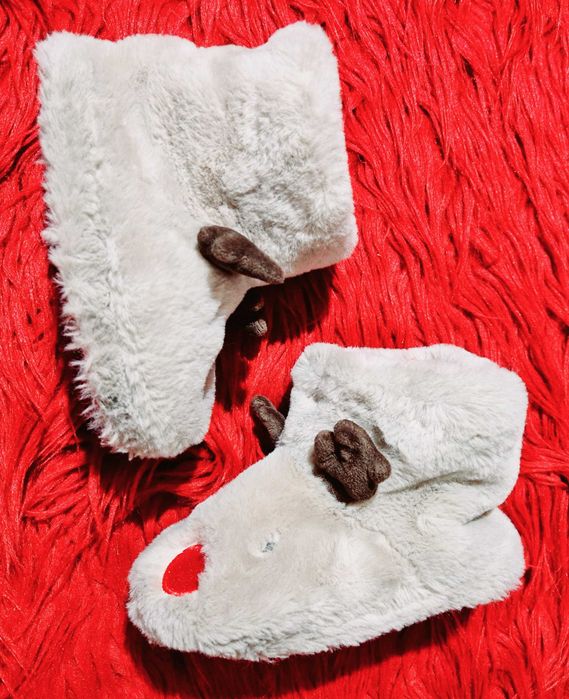 Пухкави детски пантофки