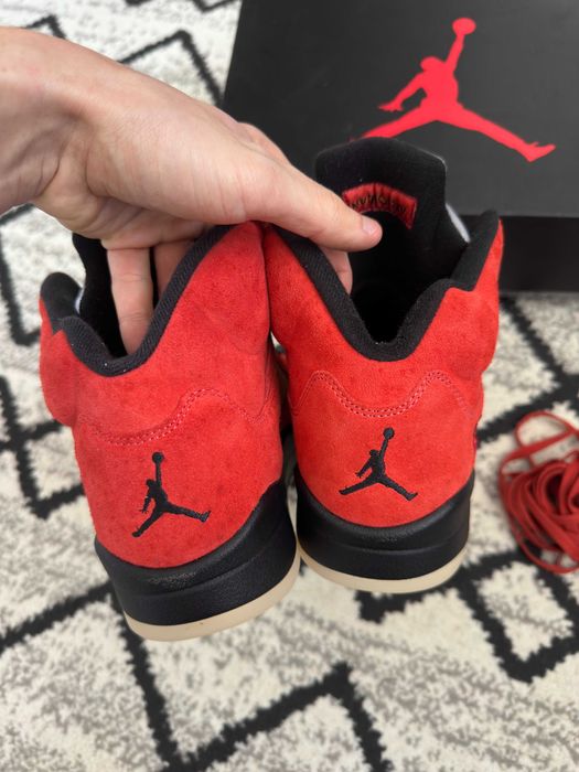 Nike Air Jordan 5 Retro Dunk on Mars Rosu Marimea 43 Noi Cu Cutie