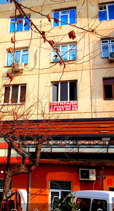 3 хонали уй сотилади Мухайё магазин тепаси