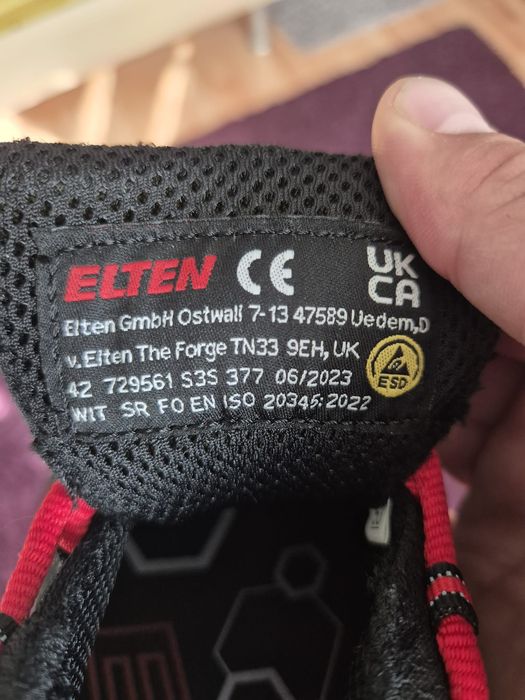 Pantofi protecție cu bombeu