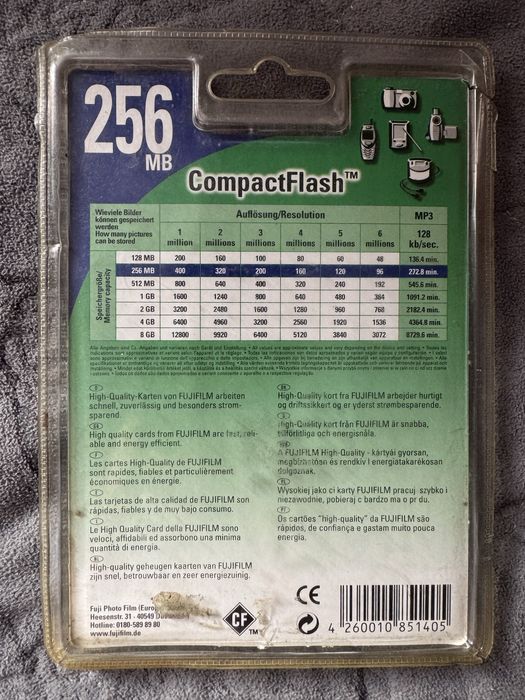 FujiFilm Copact Flash 256/512MB
