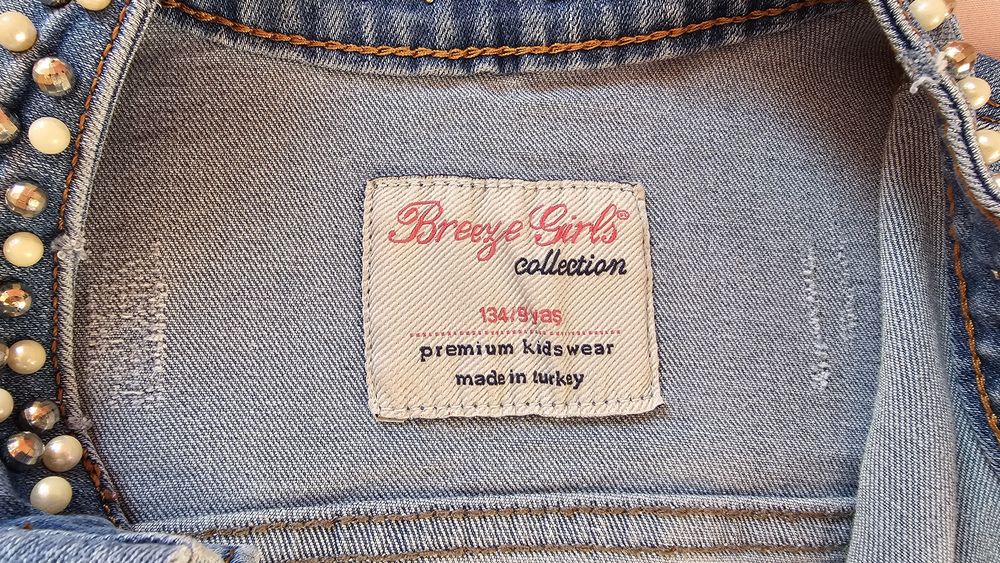 Дънково яке 134см.