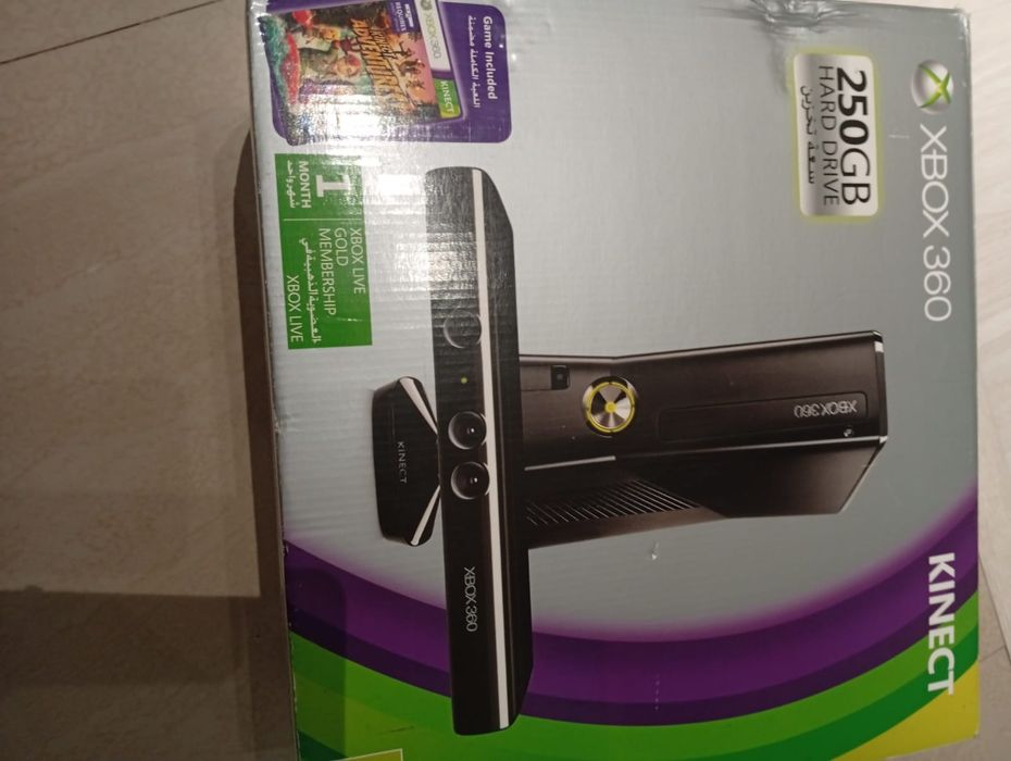 Xbox 360 cu senzor kinect + 250 GB+ hard extern 250+ jocuri MODAT+