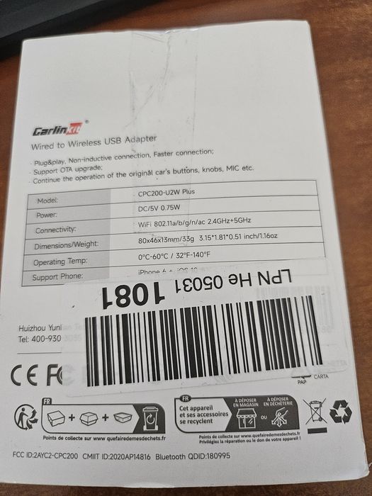 CarlinKit U2W - Plus