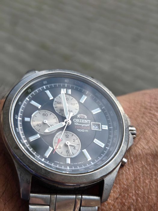 Ceas orient chronograph 43mm.