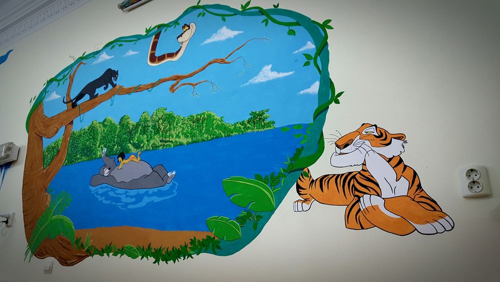 Graffiti pictura pereti