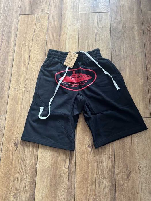 Corteiz Black/Red Shorts