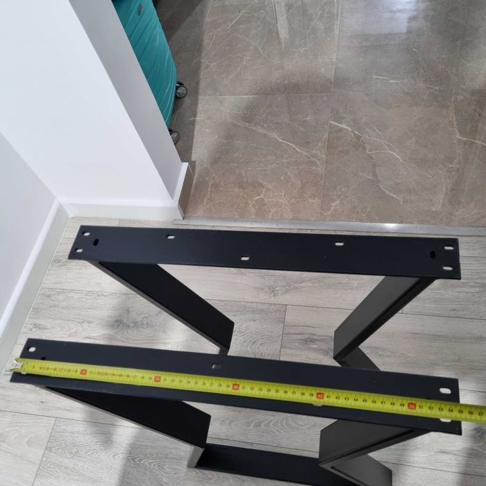 Set 2 picioare masă metal tip Z, noi- CT