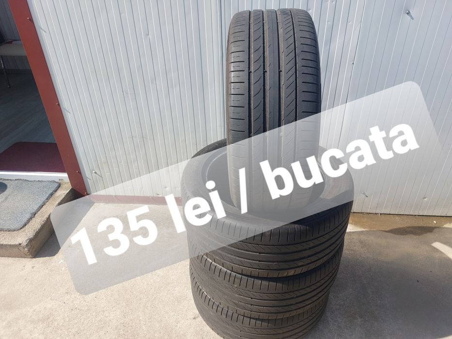 135 lei bucata! Set anvelope de vara 255 45 r19 Continental ContiSportContact 5