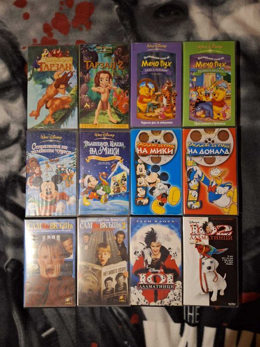 Анимации на Дисни VHS