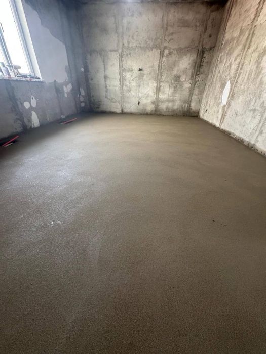 Полусухая стяжка пола за 1 день!